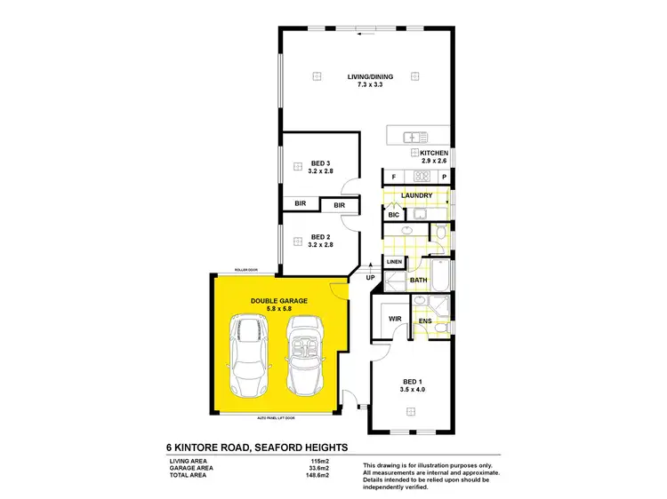 Floorplan of Homely house listing, 6 Kintore Road, Seaford Heights SA 5169