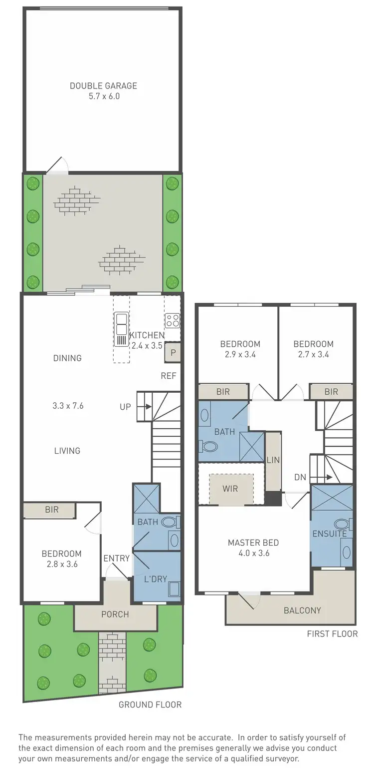 Floorplan of Homely townhouse listing, 9B Townley Boulevard, Werribee VIC 3030