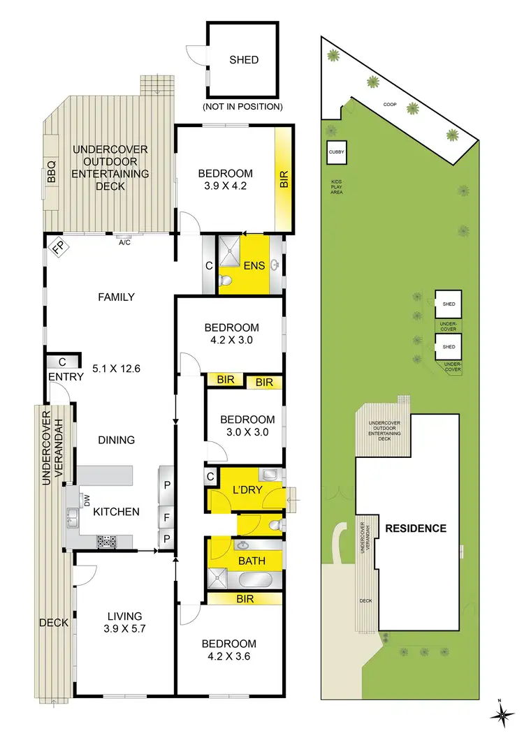 Floorplan of Homely house listing, 54 Dundundra Drive, Clifton Springs VIC 3222