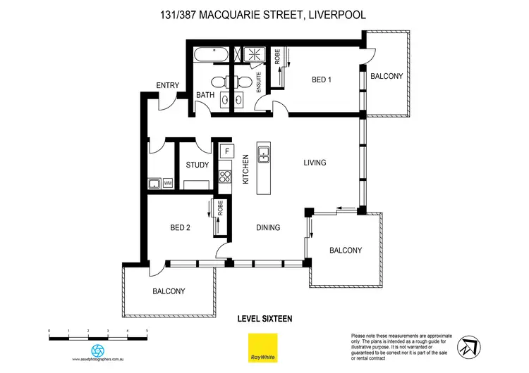 Floorplan of Homely apartment listing, 131/387 Macquarie Street, Liverpool NSW 2170
