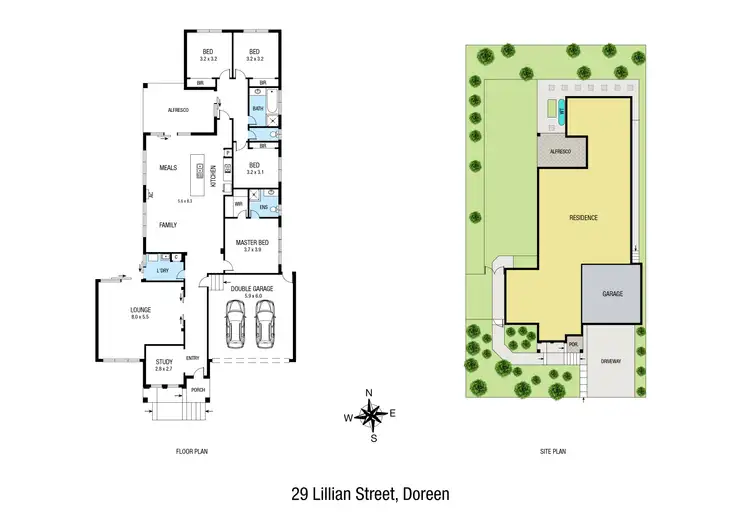 Floorplan of Homely house listing, 29 Lillian Street, Doreen VIC 3754