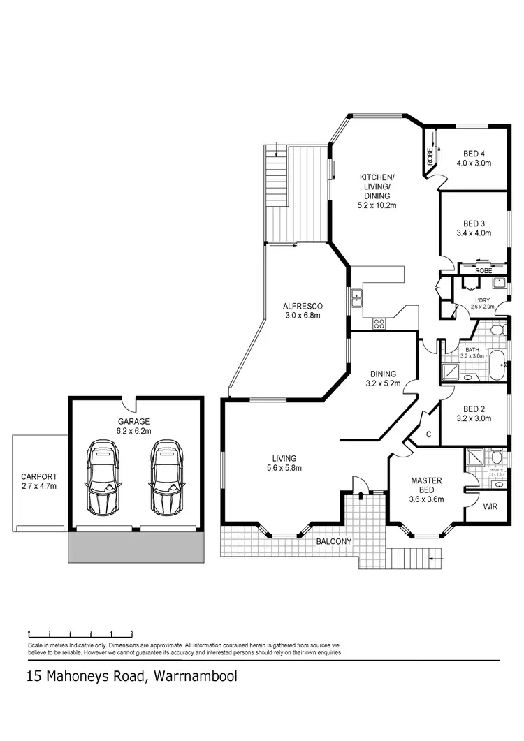 Floorplan of Homely house listing, 15 Mahoneys Road, Warrnambool VIC 3280