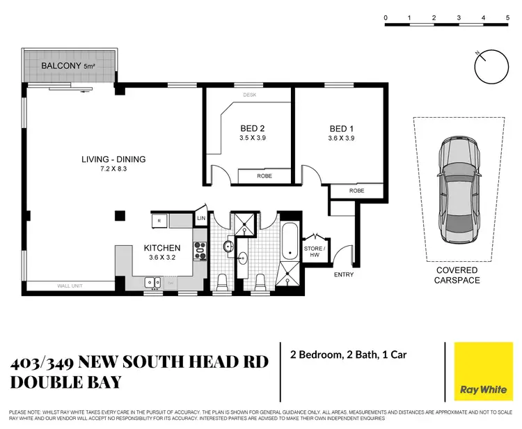 Floorplan of Homely apartment listing, 403/349 New South Head Road, Double Bay NSW 2028
