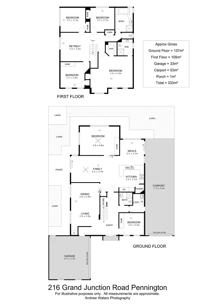 Floorplan of Homely house listing, 216 Grand Junction Road, Pennington SA 5013