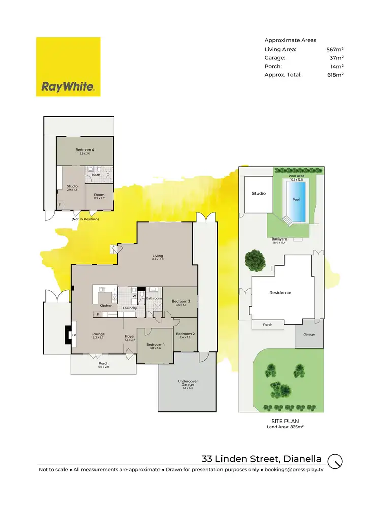 Floorplan of Homely house listing, 33 Linden Street, Dianella WA 6059