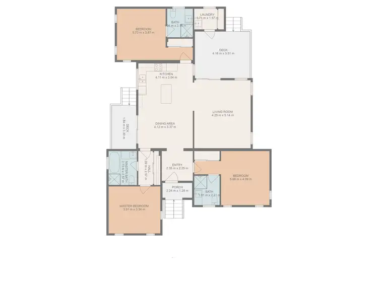 Floorplan of Homely house listing, 5 Lilly Close, Emerald QLD 4720