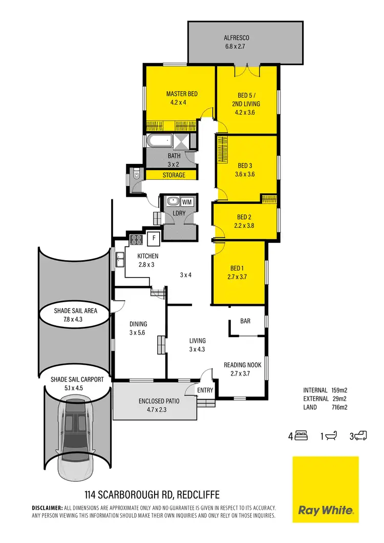 Floorplan of Homely house listing, 114 Scarborough Road, Redcliffe QLD 4020