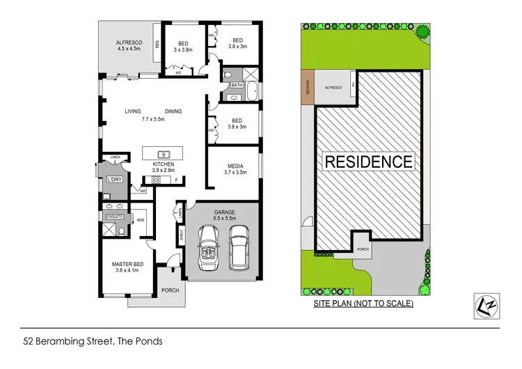 Floorplan of Homely house listing, 52 Berambing Street, The Ponds NSW 2769