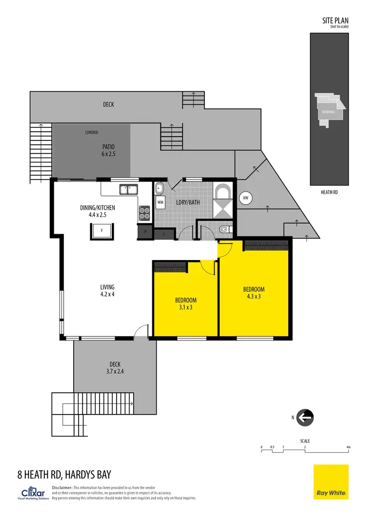 Floorplan of Homely house listing, 8 Heath Road, Hardys Bay NSW 2257