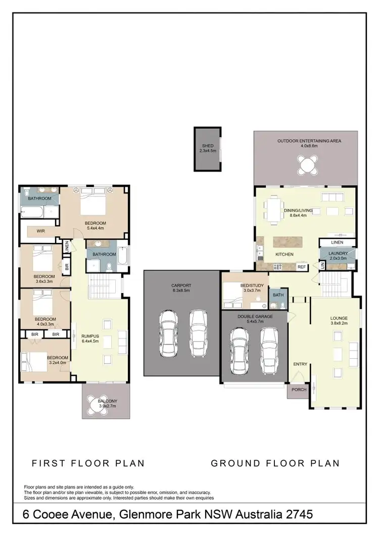 Floorplan of Homely house listing, 6 Cooee Avenue, Glenmore Park NSW 2745