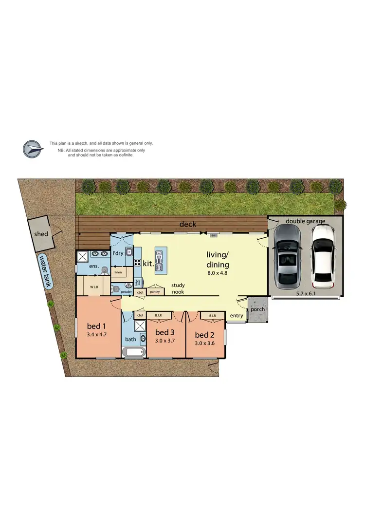 Floorplan of Homely unit listing, 27A Huntingdale Drive, Chirnside Park VIC 3116