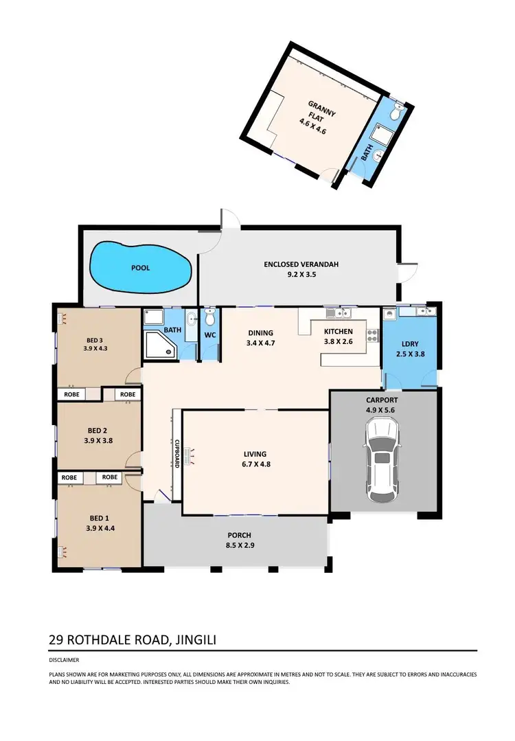 Floorplan of Homely house listing, 29 Rothdale Road, Jingili NT 810