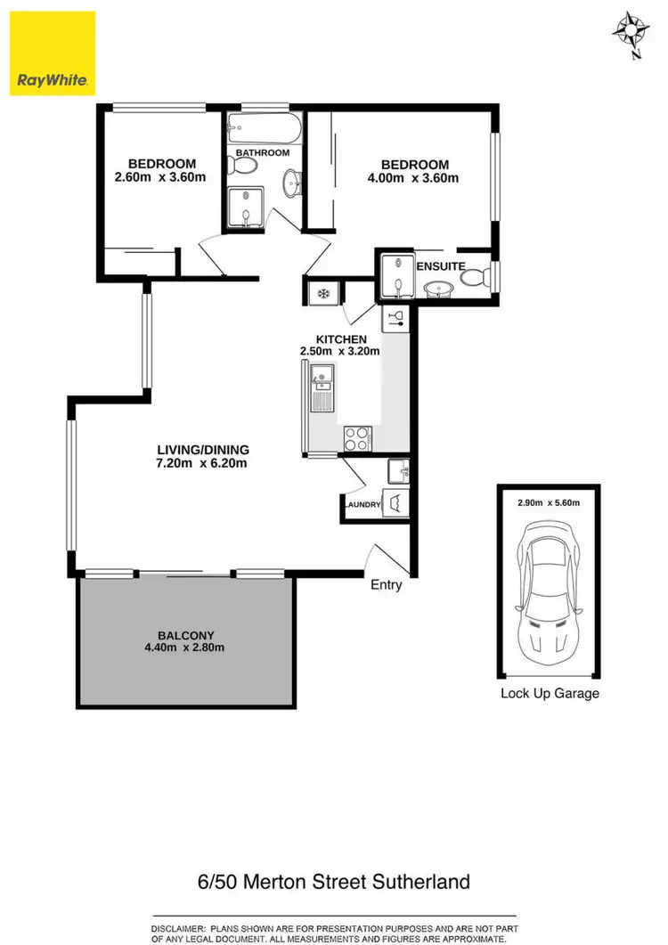 Floorplan of Homely unit listing, 6/50-56 Merton Street (Access Via 2-6 Morley Street), Sutherland NSW 2232