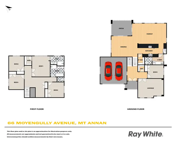 Floorplan of Homely house listing, 66 Moyengully Avenue, Mount Annan NSW 2567