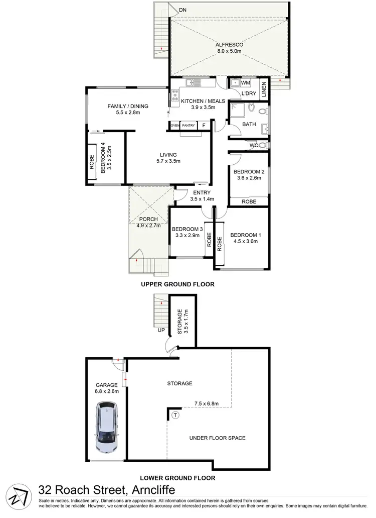 Floorplan of Homely house listing, 32 Roach Street, Arncliffe NSW 2205