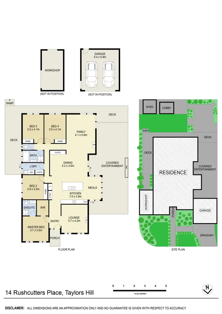 Floorplan of Homely house listing, 14 Rushcutters Place, Taylors Hill VIC 3037