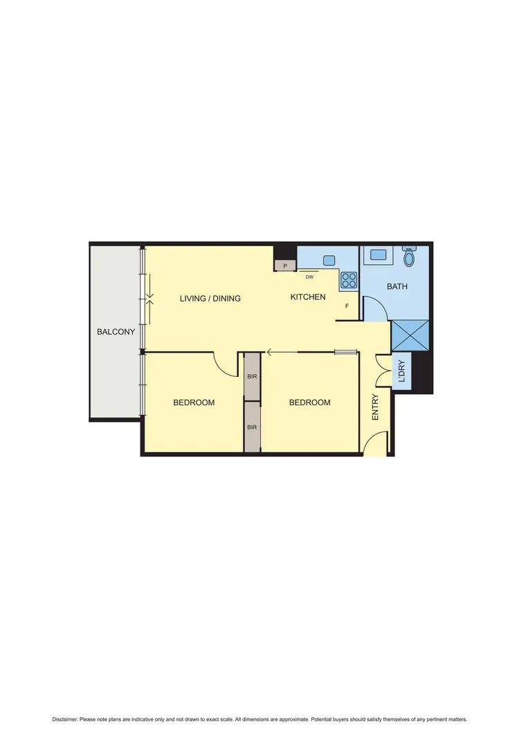 Floorplan of Homely apartment listing, 218/360 Lygon Street, Brunswick East VIC 3057