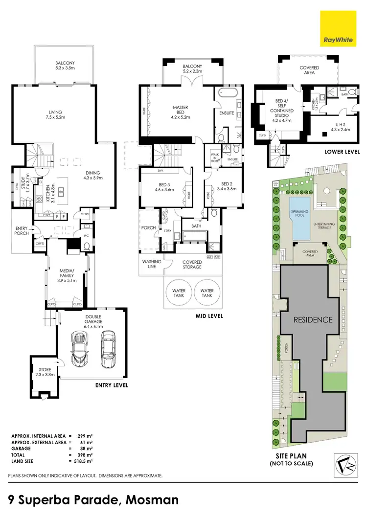 Floorplan of Homely house listing, 9 Superba Parade, Mosman NSW 2088
