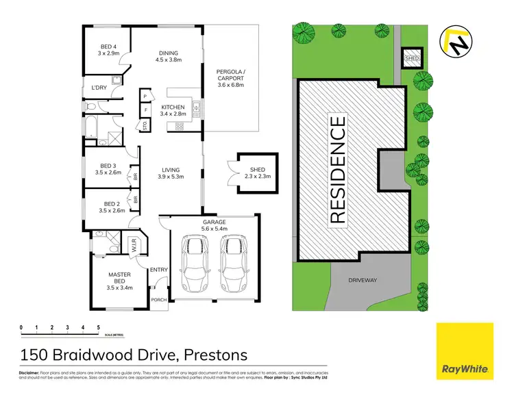 Floorplan of Homely house listing, 150 Braidwood Drive, Prestons NSW 2170