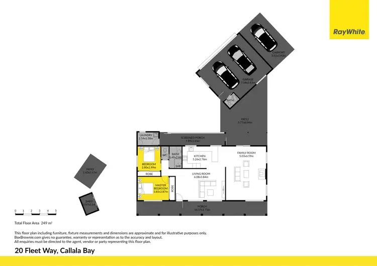 Floorplan of Homely house listing, 20 Fleet Way, Callala Bay NSW 2540