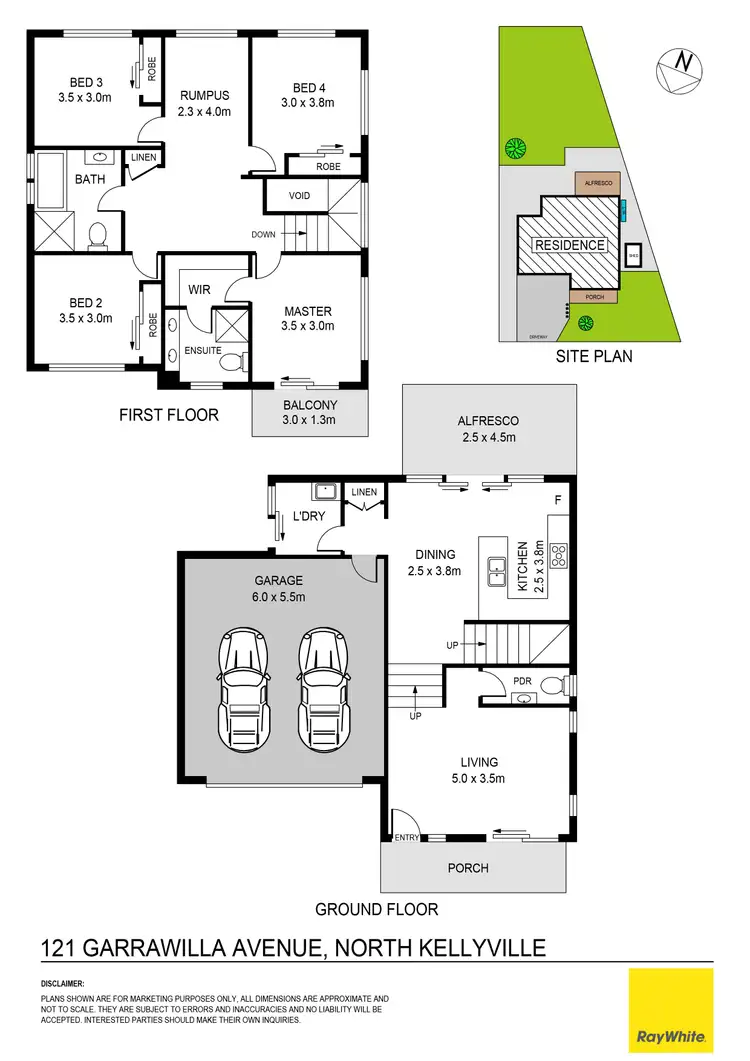 Floorplan of Homely house listing, 121 Garrawilla Avenue, North Kellyville NSW 2155