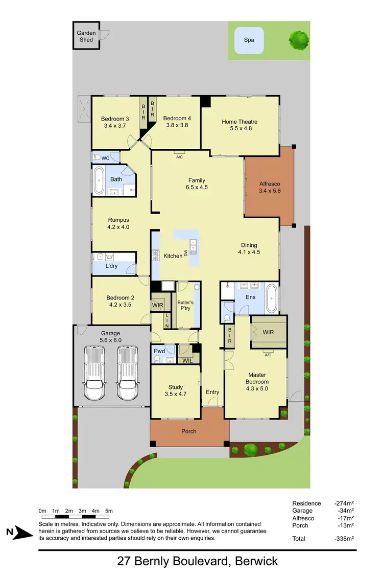 Floorplan of Homely house listing, 27 Bernly Boulevard, Berwick VIC 3806
