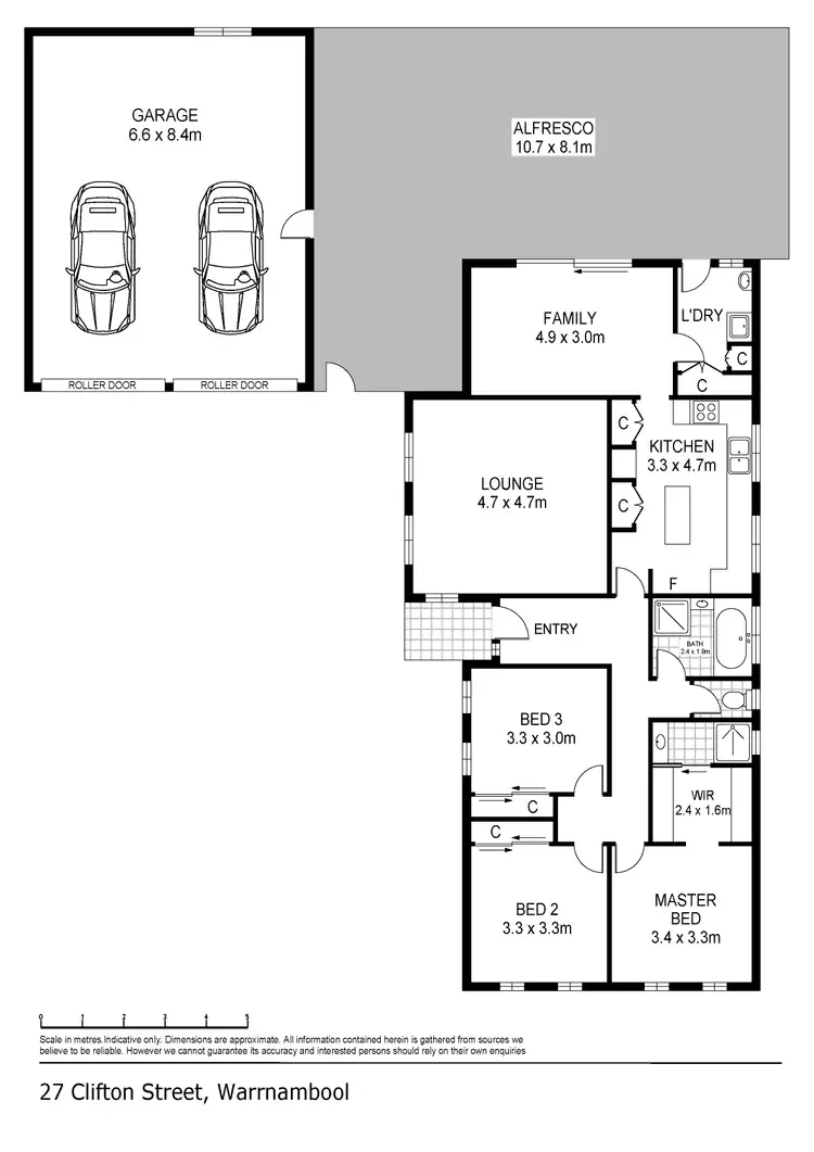 Floorplan of Homely house listing, 27 Clifton Street, Warrnambool VIC 3280