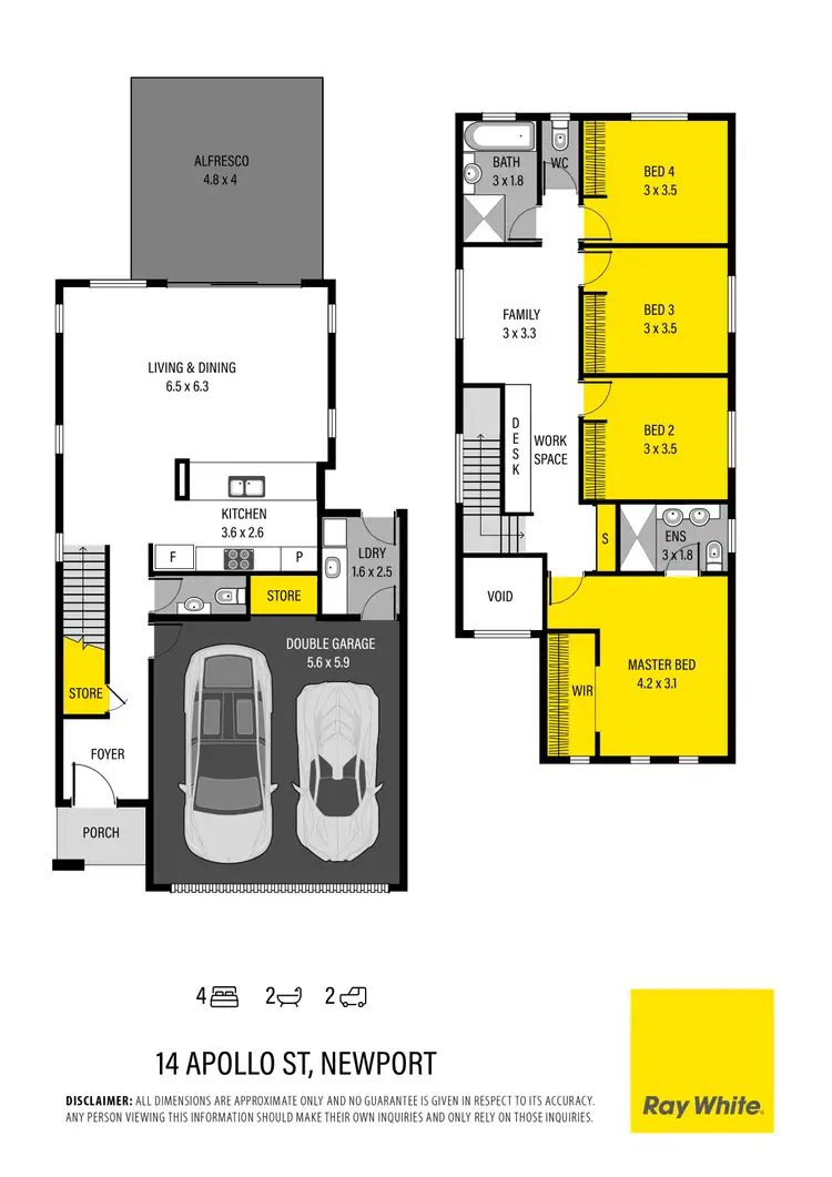 Floorplan of Homely house listing, 14 Apollo Street, Newport QLD 4020
