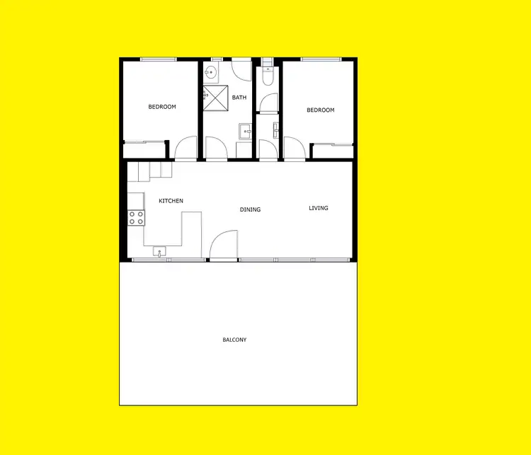 Floorplan of Homely unit listing, 7/364 Deakin Avenue, Mildura VIC 3500
