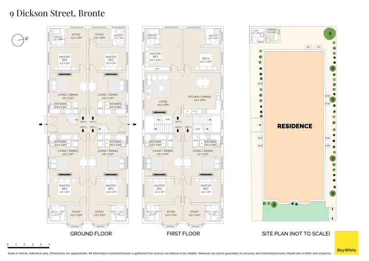 Floorplan of Homely block of units listing, 1-8/9 Dickson Street, Bronte NSW 2024