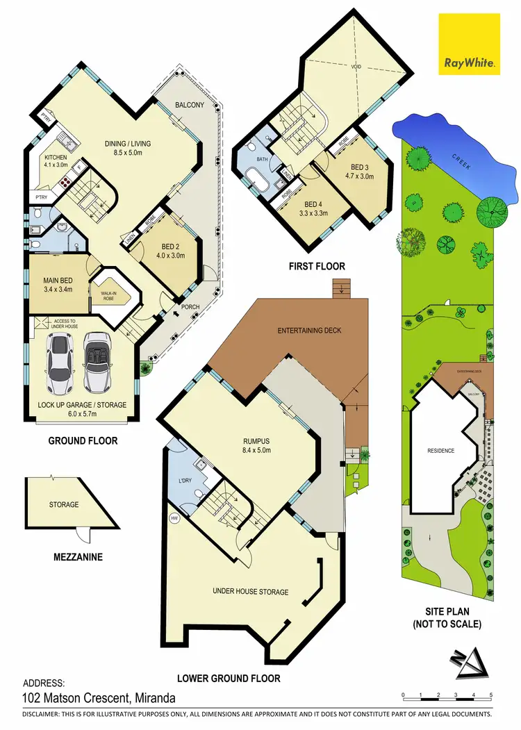 Floorplan of Homely house listing, 102 Matson Crescent, Miranda NSW 2228
