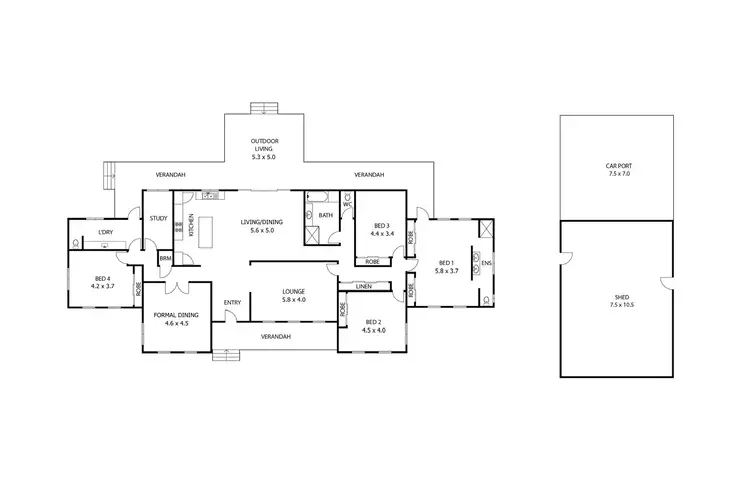 Floorplan of Homely rural property listing, Address available on request