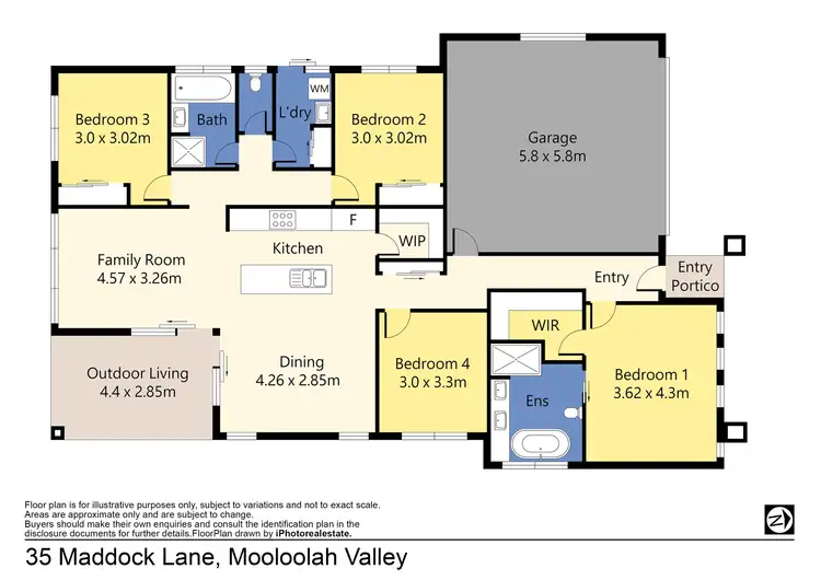 Floorplan of Homely house listing, 35 Maddock Avenue, Mooloolah Valley QLD 4553