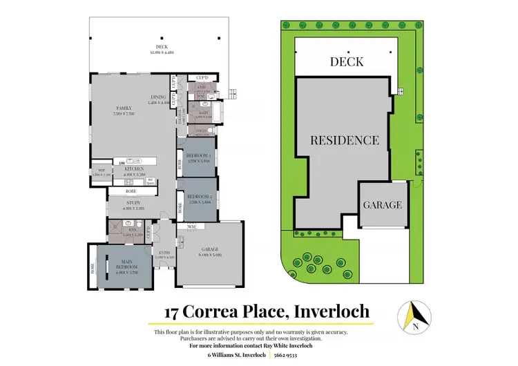 Floorplan of Homely house listing, 17 Correa Place, Inverloch VIC 3996