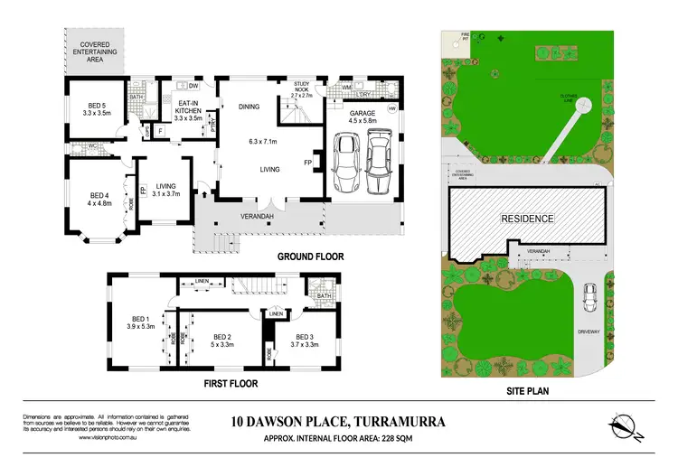 Floorplan of Homely house listing, 10 Dawson Place, Turramurra NSW 2074