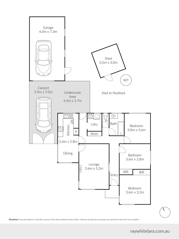 Floorplan of Homely house listing, 11 Fiona Avenue, Corio VIC 3214