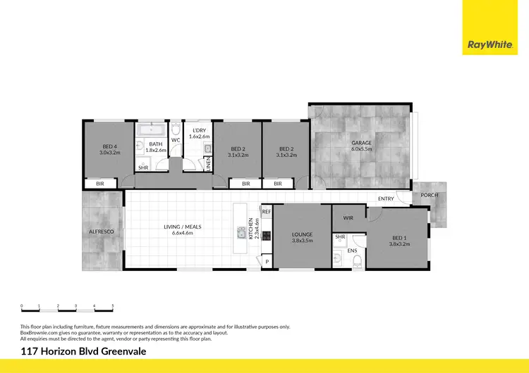 Floorplan of Homely house listing, 117 Horizon Boulevard, Greenvale VIC 3059