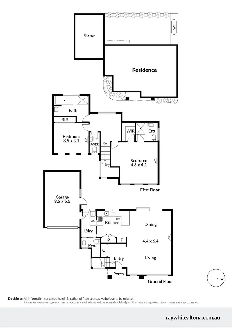 Floorplan of Homely house listing, 2/14 Primula Avenue, Brooklyn VIC 3012