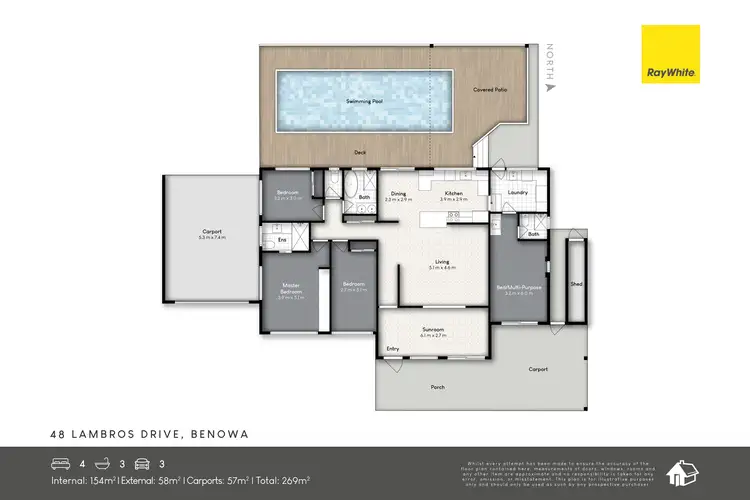 Floorplan of Homely house listing, 48 Lambros Drive, Benowa QLD 4217