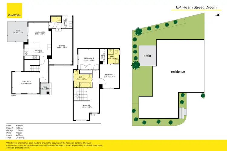 Floorplan of Homely house listing, 6/4 Hearn Street, Drouin VIC 3818