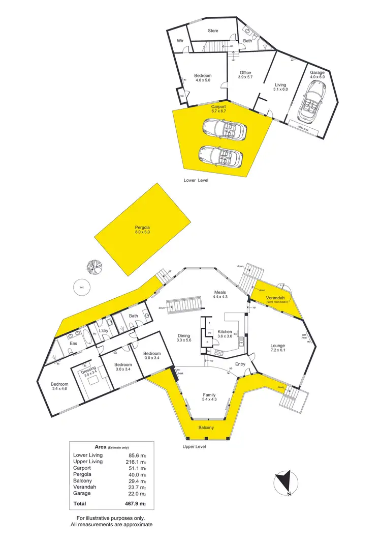 Floorplan of Homely house listing, 8 Tacoma Boulevard, Pasadena SA 5042