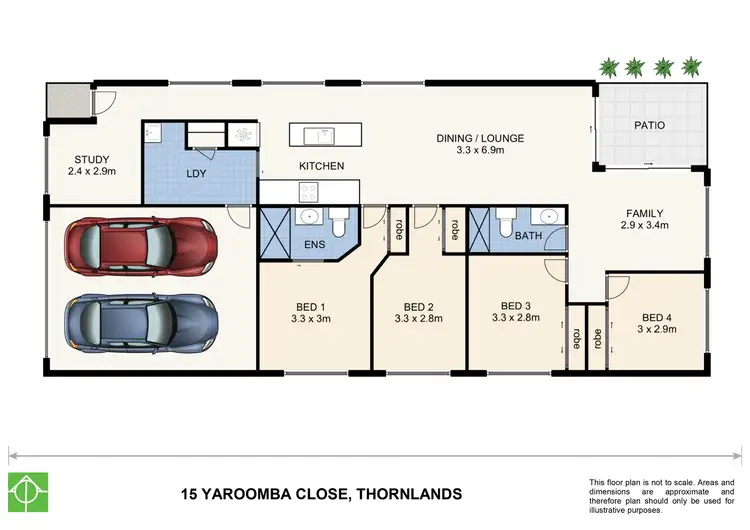 Floorplan of Homely house listing, 15 Yaroomba Close, Thornlands QLD 4164