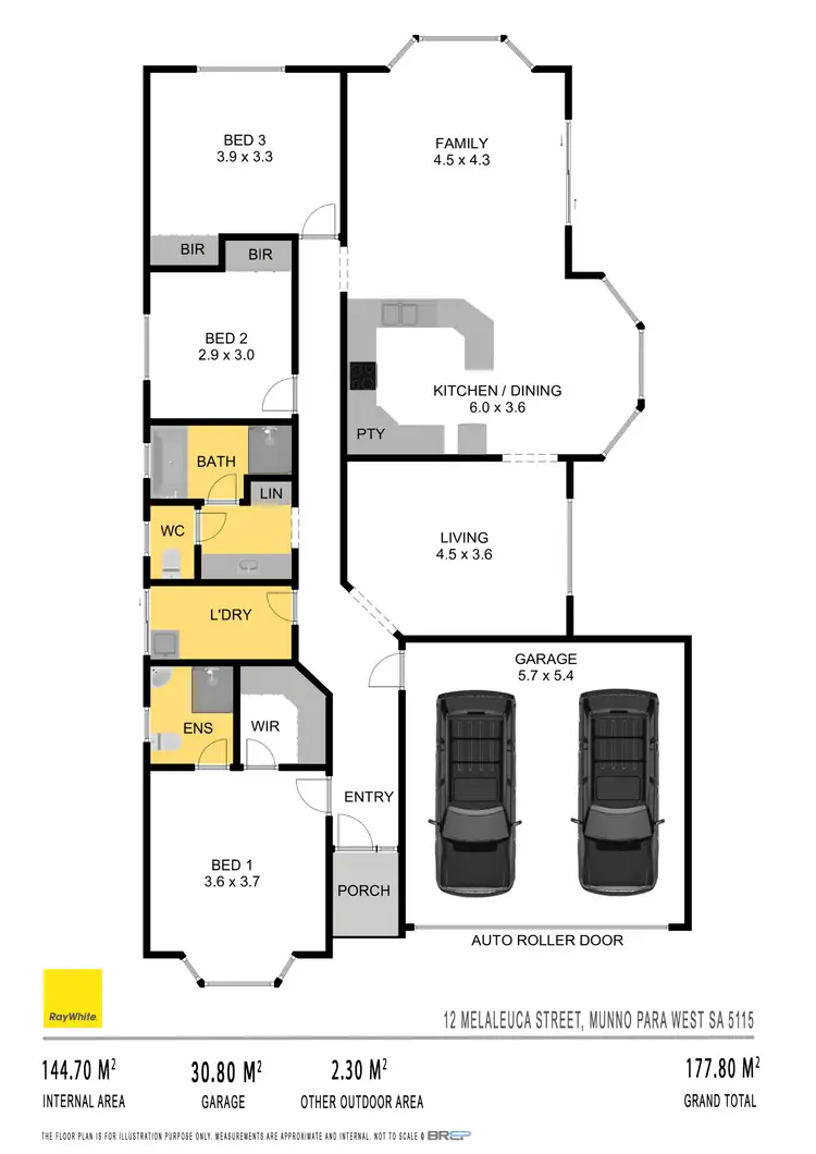 Floorplan of Homely house listing, 12 Melaleuca Street, Munno Para West SA 5115