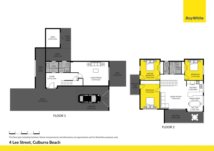Floorplan of Homely house listing, 4 Lee Street, Culburra Beach NSW 2540