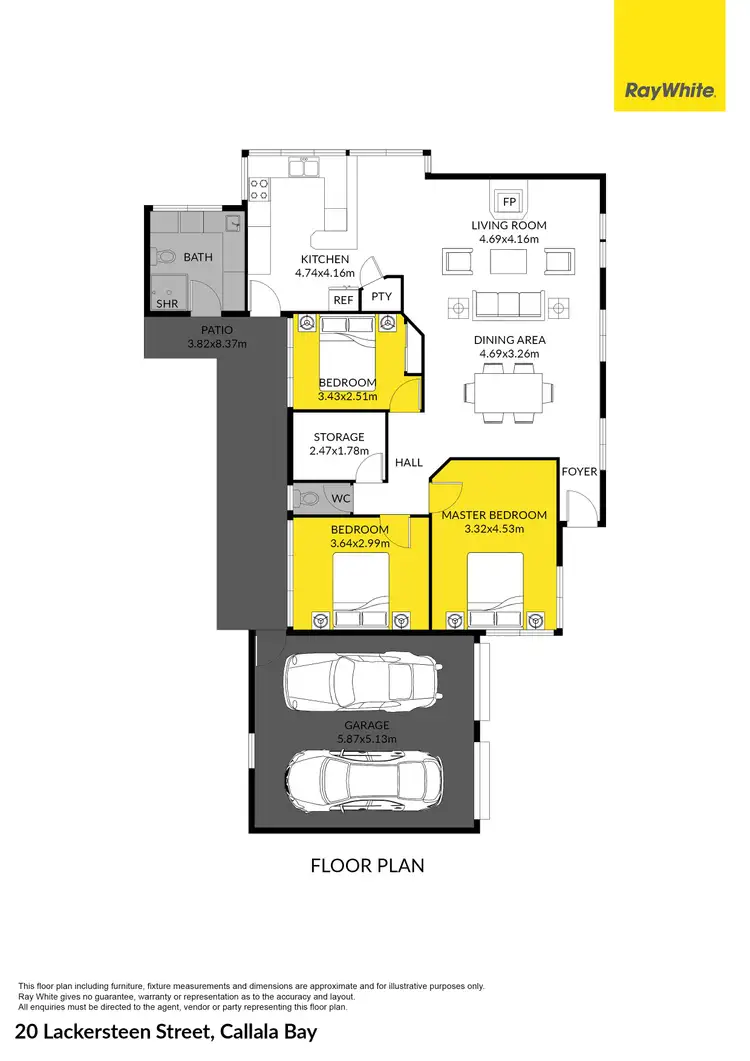 Floorplan of Homely house listing, 20 Lackersteen Street, Callala Bay NSW 2540