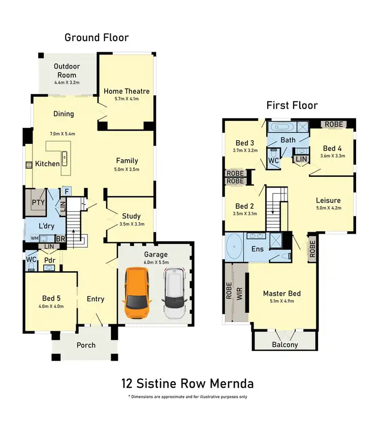 Floorplan of Homely house listing, 12 Sistine Row, Mernda VIC 3754