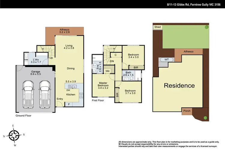Floorplan of Homely townhouse listing, LOT 8/11-13 Gibbs Road, Ferntree Gully VIC 3156