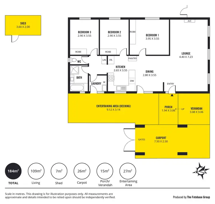 Floorplan of Homely house listing, 34 Arnold Drive, Hackham SA 5163