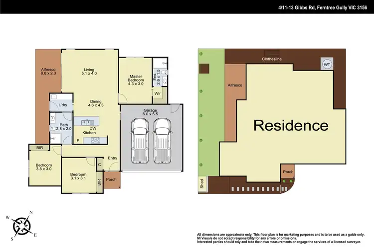 Floorplan of Homely townhouse listing, LOT 4/11-13 Gibbs Road, Ferntree Gully VIC 3156