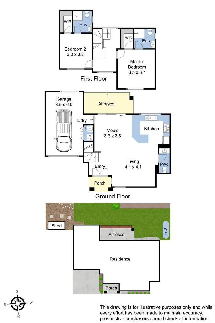 Floorplan of Homely townhouse listing, 2/861 Springvale Road, Mulgrave VIC 3170